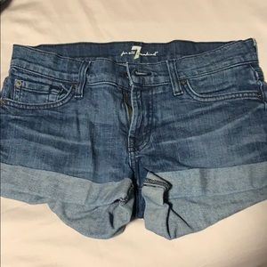 7 jean shorts